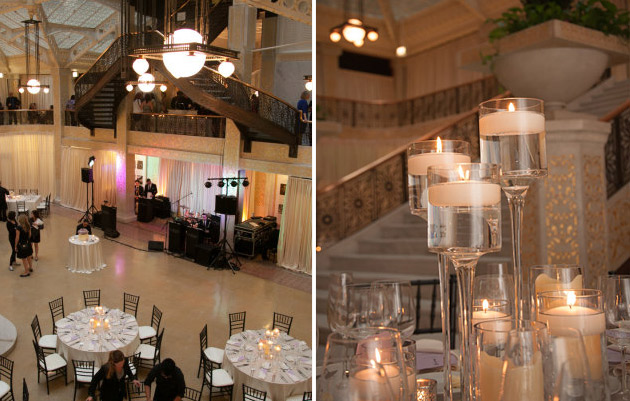 Rookery building wedding
