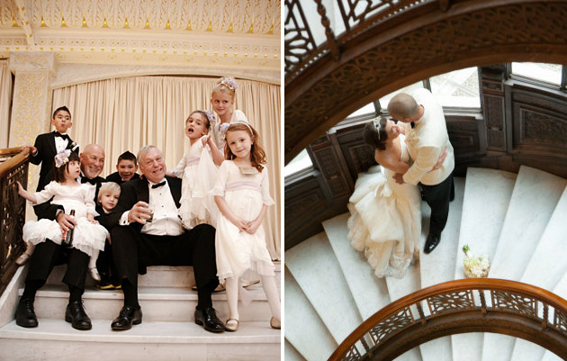 Rookery building wedding
